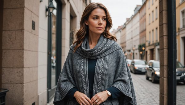 Adoptez le poncho d'intérieur femme : chaleur et style assurés
